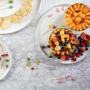 Tablecraft 11202 4 1/2" Bamboo Flamingo Pick, Pink thumbnail 7