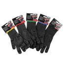 Tablecraft 11208 Small Cut Resistant Glove, Blended Material, Black w/ Yellow Wrist Band thumbnail 5