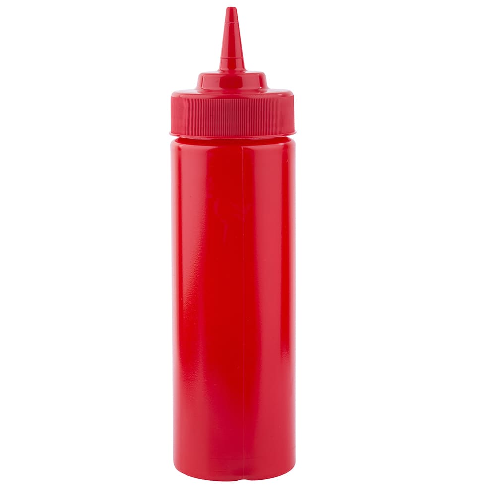 Tablecraft 11253K WideMouth Squeeze Dispenser,12 oz Ketchup, Red