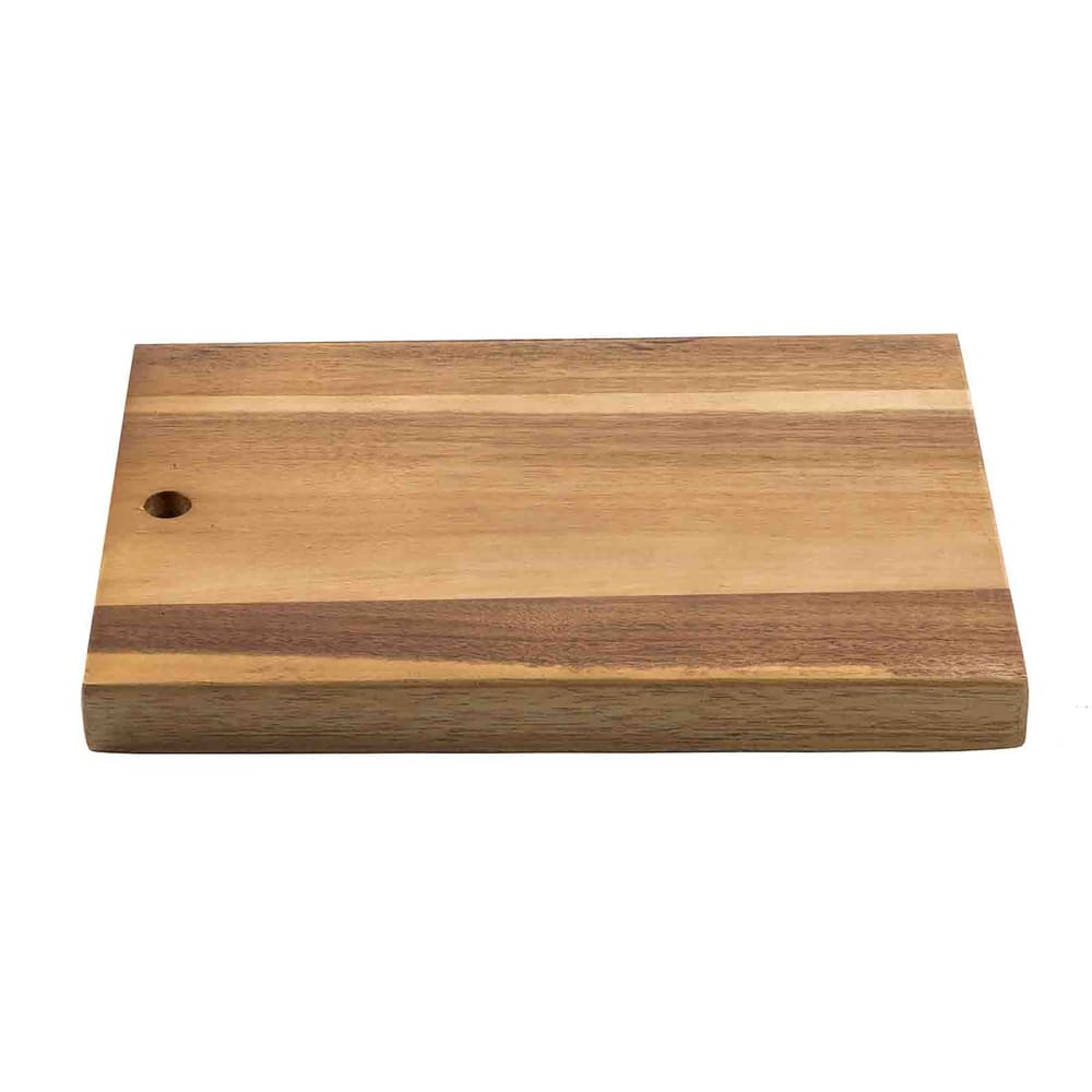 Tablecraft 11291 Rectangular Serving Board - 12" x 8", Acacia Wood