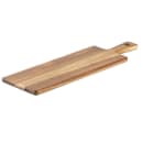 Tablecraft 11292 Rectangular Serving Paddle - 20" x 6", Acacia Wood thumbnail 2