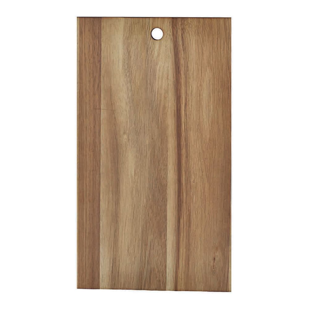Tablecraft 11294 Rectangular Serving Board - 13 3/4" x 9 1/5", Acacia Wood