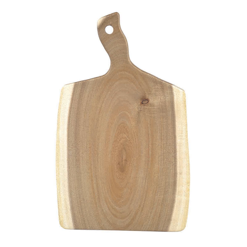 Tablecraft 11296 Rectangular Serving Paddle - 14" x 9", Acacia Wood