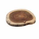 Tablecraft 11298 9" Round Serving Board - Acacia Wood thumbnail 2
