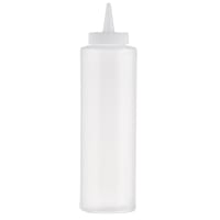 Tablecraft 112C-1 12 oz Cone Tip Squeeze Dispenser w/ Natural Top, Poly thumbnail 5