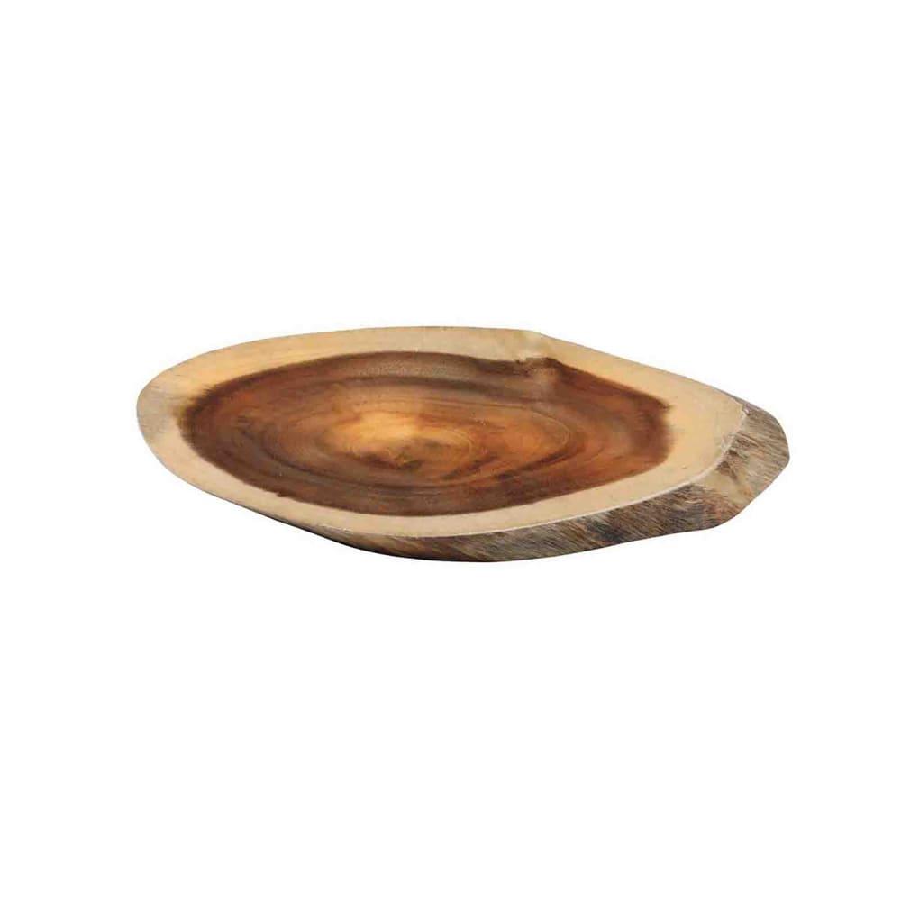 Tablecraft 11300 Oval Serving Board - 16" x 8", Acacia Wood