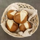 Tablecraft 1135W 8 1/2" Round Hand Woven Basket - Polypropylene, Natural thumbnail 4