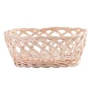 Tablecraft 1136W Handwoven Basket, 9 1/4 x 7 x 3 1/4", Polypropylene Cord thumbnail 2
