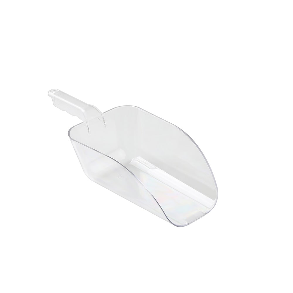 Tablecraft 11404 32 oz Ice Scoop, Polycarbonate, Clear