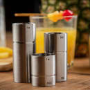 Tablecraft 11414 Double Thimble Jigger - 1/2 oz & 1 oz, Stainless Steel thumbnail 5