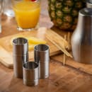 Tablecraft 11414 Double Thimble Jigger - 1/2 oz & 1 oz, Stainless Steel thumbnail 7