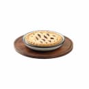 Tablecraft 11440 12 1/2" Round Cake Plate - Acacia Wood thumbnail 5