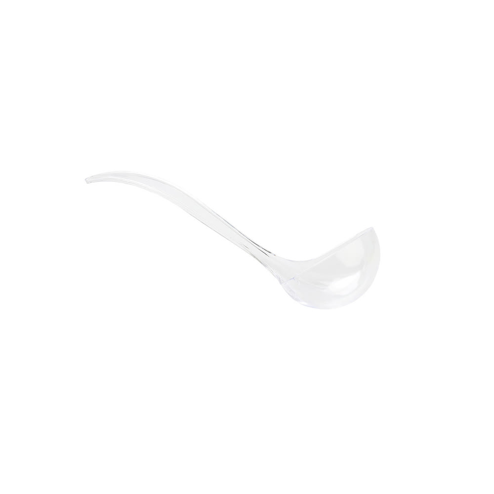 Tablecraft 11445 6 1/2 oz Punch Ladle - Polystyrene, Clear