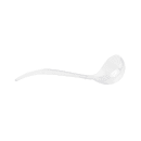 Tablecraft 11445 6 1/2 oz Punch Ladle - Polystyrene, Clear thumbnail 2