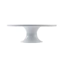 Tablecraft 11489 11 1/2" Round Cake Stand - 4"H, Melamine, White thumbnail 2