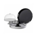 Tablecraft 11489 11 1/2" Round Cake Stand - 4"H, Melamine, White thumbnail 4