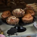 Tablecraft 11490 11 1/2" Round Cake Stand - 4"H, Melamine, Black thumbnail 7