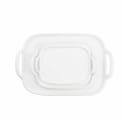 Tablecraft 11493 Rectangular Serving Tray - 14" x 10", Melamine, White thumbnail 5