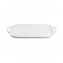 Tablecraft 11495 Rectangular Serving Tray - 20 3/8" x 13 1/4", Melamine, White thumbnail 2