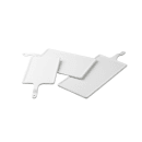 Tablecraft 11496 Rectangular Serving Paddle - 14 1/4" x 7", Melamine, White thumbnail 3