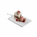 Tablecraft 11496 Rectangular Serving Paddle - 14 1/4" x 7", Melamine, White thumbnail 6