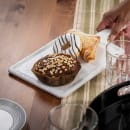 Tablecraft 11496 Rectangular Serving Paddle - 14 1/4" x 7", Melamine, White thumbnail 8