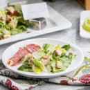 Tablecraft 11514 9" Round Melamine Dinner Plate, White thumbnail 4