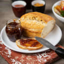 Tablecraft 11514 9" Round Melamine Dinner Plate, White thumbnail 5