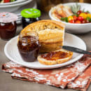 Tablecraft 11514 9" Round Melamine Dinner Plate, White thumbnail 6