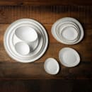 Tablecraft 11515 Oval Melamine  Serving Plate, 7" x 6", White thumbnail 3