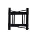 Tablecraft 11520 38" Folding Tray Stand w/ Black Straps, Black thumbnail 4