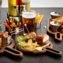 Tablecraft 11524 8" Round Serving Paddle - Acacia Wood thumbnail 6