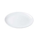 Tablecraft 11526 14 1/4" x 11 1/4" Oval Sierra Collection™ Platter - Melamine, White thumbnail 2