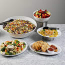 Tablecraft 11526 14 1/4" x 11 1/4" Oval Sierra Collection™ Platter - Melamine, White thumbnail 7