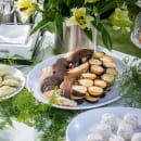 Tablecraft 11527 16 1/4" x 12 3/4" Oval Sierra Collection™ Platter - Melamine, White thumbnail 7