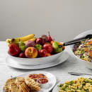 Tablecraft 11528 18" x 13 3/4" Oval Sierra Collection™ Platter - Melamine, White thumbnail 6