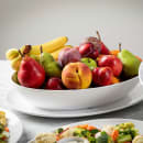 Tablecraft 11528 18" x 13 3/4" Oval Sierra Collection™ Platter - Melamine, White thumbnail 7