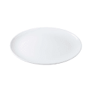Tablecraft 11529 20" x 15 1/4" Oval Sierra Collection™ Platter - Melamine, White thumbnail 3