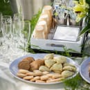 Tablecraft 11530 12" Round Sierra Collection™ Platter - Melamine, White thumbnail 8