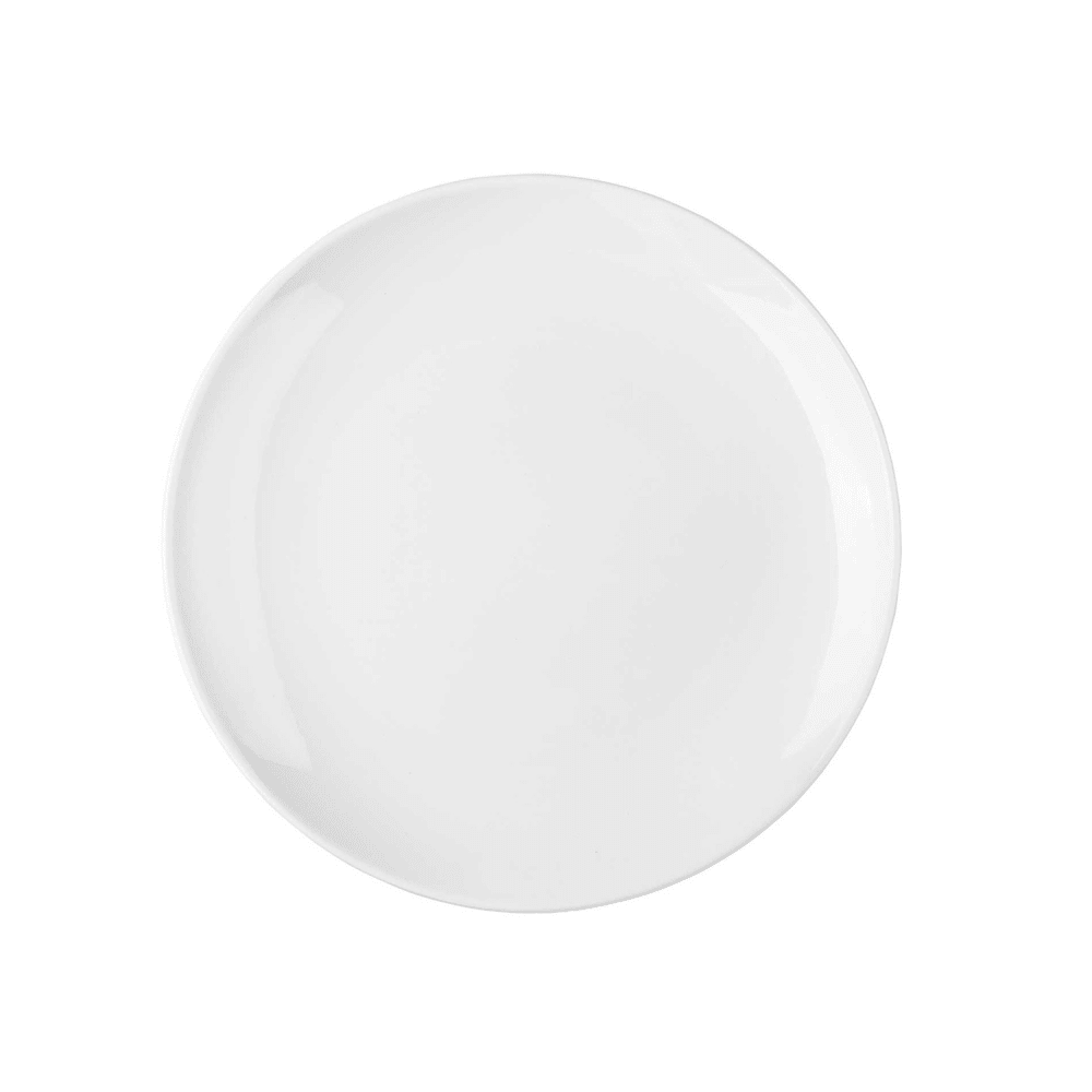 Tablecraft 11531 13" Round Sierra Collection™ Platter - Melamine, White