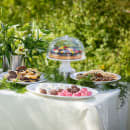 Tablecraft 11531 13" Round Sierra Collection™ Platter - Melamine, White thumbnail 8