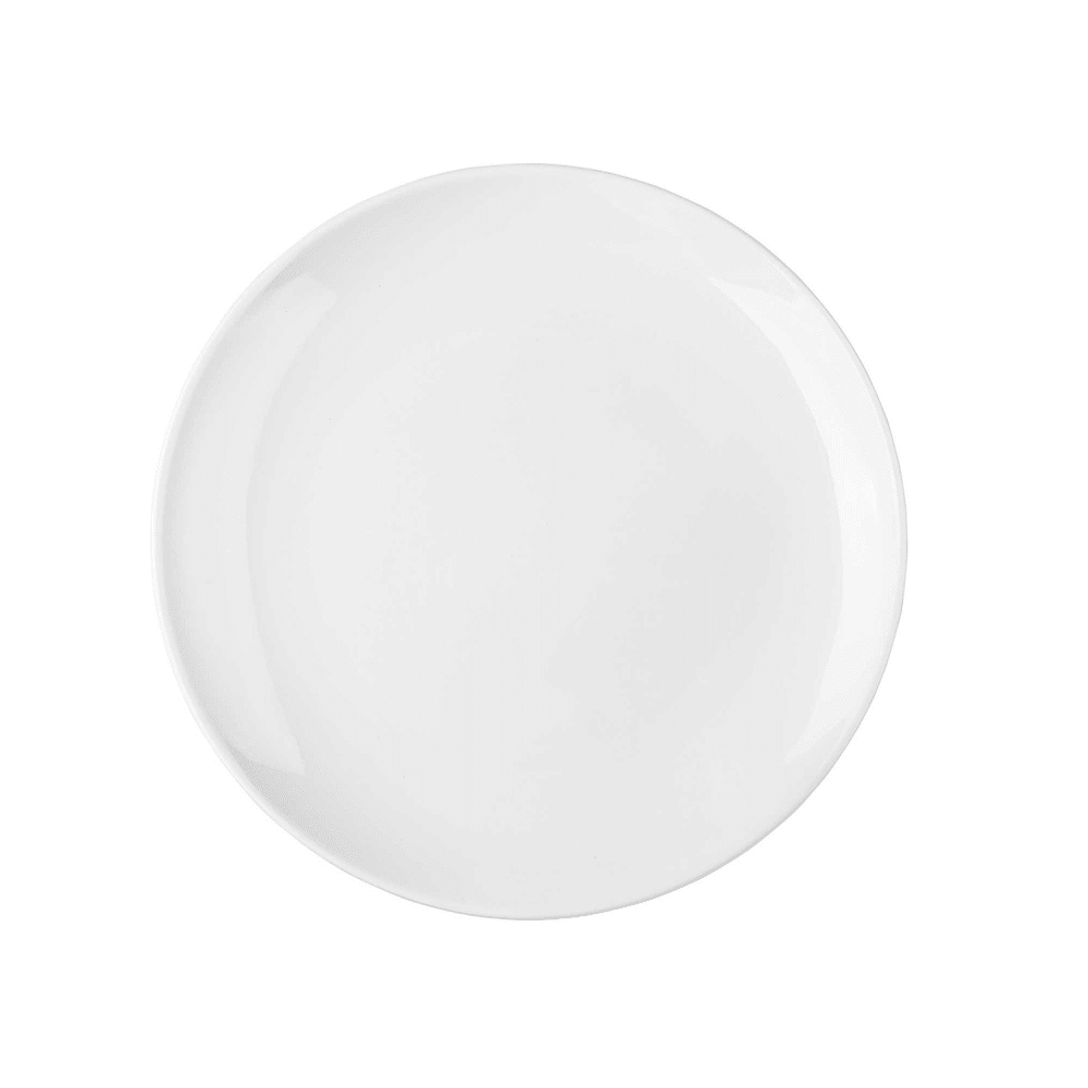 Tablecraft 11532 14" Round Sierra Collection™ Platter - Melamine, White