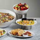 Tablecraft 11532 14" Round Sierra Collection™ Platter - Melamine, White thumbnail 7