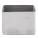 Tablecraft 1157 Rectangular Sugar Caddy - Stainless Steel, Silver thumbnail 4
