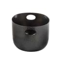 Tablecraft 11570 2 1/2 gal Oval Cooling Tub - 15 1/4"L x 10 3/4"W x 7 1/2"H, Aluminum, Black thumbnail 2