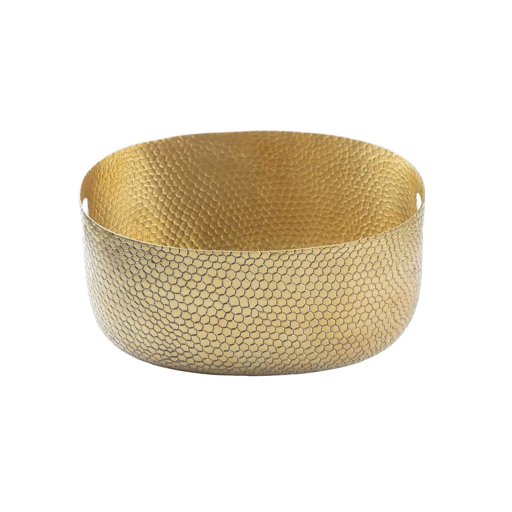 Tablecraft 11571 2 1/2 gal Oval Cooling Tub - 15 1/4"L x 10 3/4"W x 7 1/2"H, Aluminum, Gold