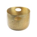 Tablecraft 11571 2 1/2 gal Oval Cooling Tub - 15 1/4"L x 10 3/4"W x 7 1/2"H, Aluminum, Gold thumbnail 3