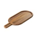 Tablecraft 11572 Oblong Serving Paddle - 17" x 7 1/4", Acacia Wood thumbnail 2