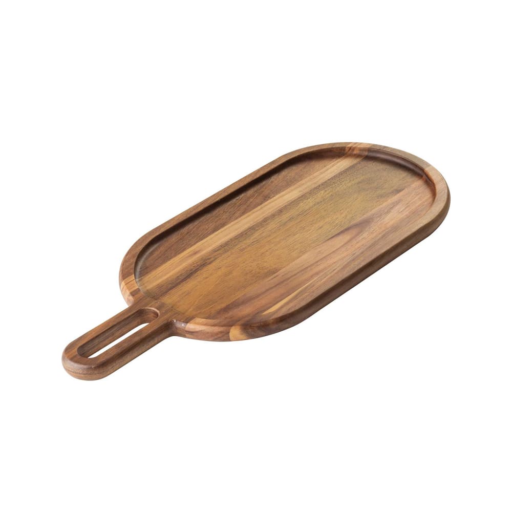 Tablecraft 11573 Oblong Serving Paddle - 20" x 8 1/2", Acacia Wood