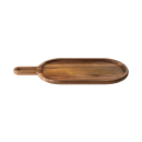 Tablecraft 11573 Oblong Serving Paddle - 20" x 8 1/2", Acacia Wood thumbnail 3